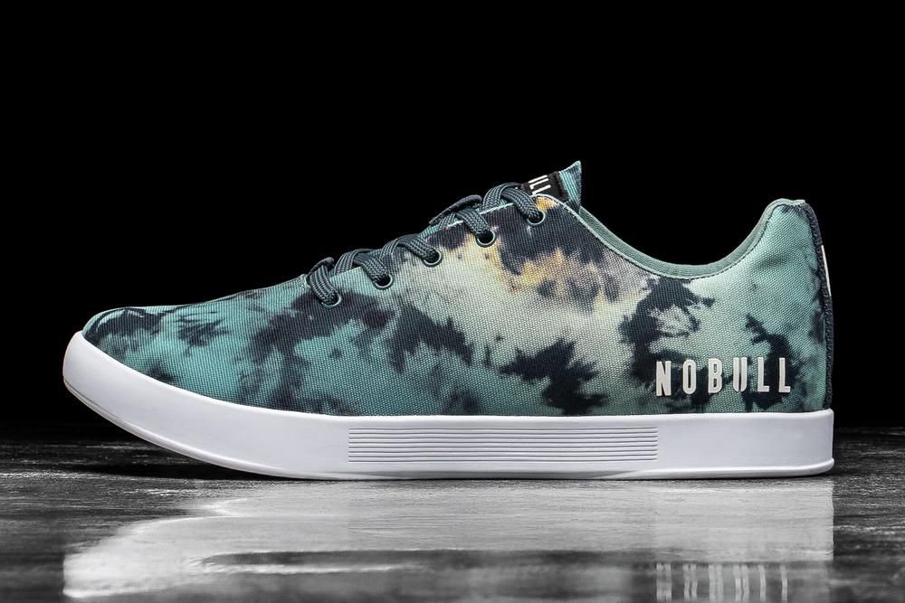 NOBULL Men's Teal Tie-Dye Canvas Training Shoes - Teal Tie-Dye - Ireland (8342PLHBG)